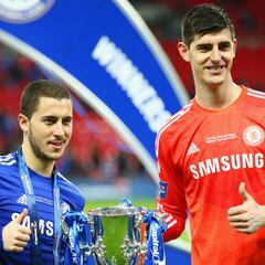 Courtois y Hazard no tienen intención de salir del Chelsea