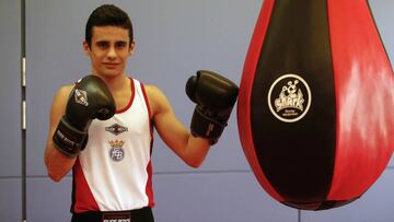 Jos&eacute; Quiles durante un entrenamiento en el CAR de Madrid.