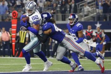 La cosa pintaba mal para los Cowboys, pero entonces apareció Romo y empezó a conectar pase tras pase a una velocidad endiablada, colocandose en la Red Zone de los Giants en apenas segundos. Hasta que apenas minuto y medio después del Field Goal de Brown conectaba el pase definitivo con Witten, que se introducía en la End Zone ante un impotente Uani' Unga, que cometió el error de echarse demasiado hacia atrás. El drive ganador que dejaba el triunfo en Arlington, Texas ante la total impotencia de una defensa que se había mostrado sólida hasta ese momento.