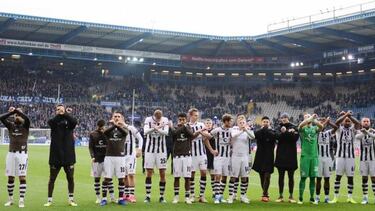 Los jugadores del Sankt Pauli