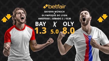 Bayern Múnich vs. Olympique de Lyon: horario, dónde ver y pronósticos