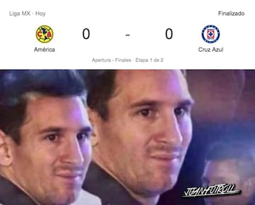 Los memes de la final de Liga MX entre Cruz Azul y América