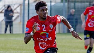 Jordan Diakiese, con el AS Furiani.