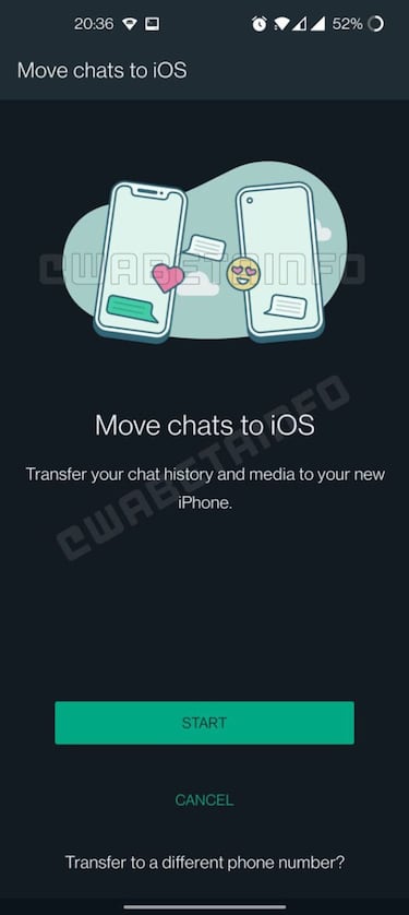 Pronto vas a poder pasar todos tus chats de WhatsApp de Android a iOS