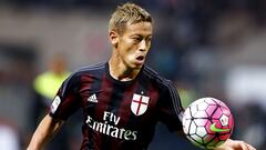 Keisuke Honda, con el Milan.