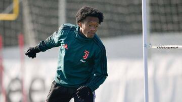 Juan Guillermo Cuadrado presentó una gripa y se ausentó del entrenamiento de Juventus.