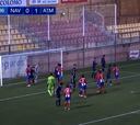 Locura total en el 97' en el partido del Atleti B: marca el portero y el gol es de traca