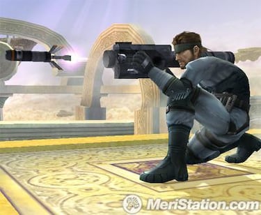 Solid Snake se deja ver en Smash Bros. Brawl