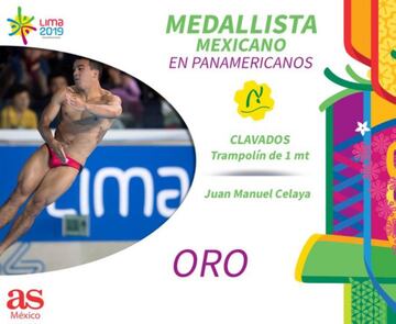 Los mexicanos ganadores del Oro en los Panamericanos 2019