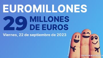 Euromillones: comprobar los resultados del sorteo de hoy, viernes 22 de septiembre