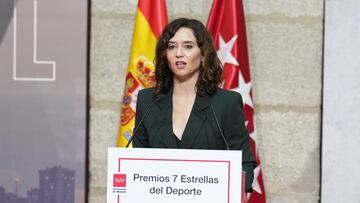 17/10/22 ACTO ENTREGA DE PREMIOS SIETE ESTRELLAS DEL DEPORTE DE LA COMUNIDAD DE MADRID 
 ISABEL DIAZ AYUSO PRESIDENTA