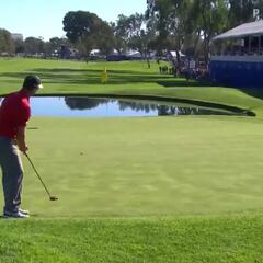 ¿En serio? El eagle del vasco Jon Rahm que está arrasando