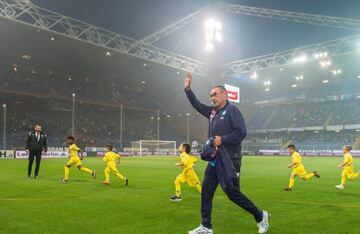 Napoli's coach Maurizio Sarri