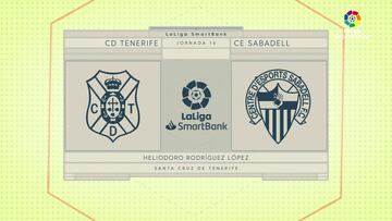Resumen y goles del Tenerife vs. Sabadell de LaLiga SmartBank
