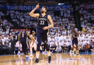 El equipo del pívot español se impuso 84-88 a los Oklahoma City Thunder en el Chesapeake Energy Arena de Oklahoma City.