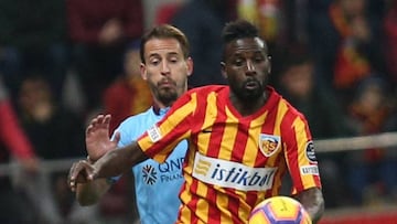 El Kayserispor pide facilidades al Atl¨¦tico para pagar por Mensah