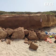 Muere una bebé por un desprendimiento en una playa de Formentera