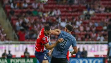 Lucas Cavallini of Tijuana during the game Guadalajara vs Tijuana, corresponding to Round 05 of the Torneo Apertura 2023 of the Liga BBVA MX, at Akron Stadium, on August 22, 2023.
<br><br>
Lucas Cavallini de Tijuana durante el partido Guadalajara vs Tijuana, correspondiente a la Jornada 05 del Torneo Apertura 2023 de la Liga BBVA MX, en el Estadio Akron, el 22 de Agosto de 2023.