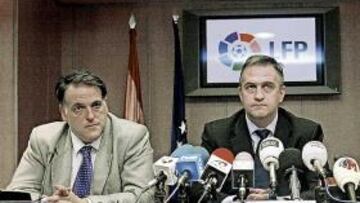 <b>ANTE EL JUEZ. </b>Javier Tebas y José Luis Astiazaran declararán como imputados.