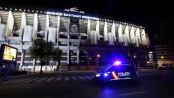 El Santiago Bernab&eacute;u en la noche del viernes 20 de noviembre en la previa del Real Madrid-Bar&ccedil;a.