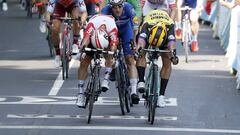 Caleb Ewan se impone en el esprint de Toulouse en la und&eacute;cima etapa del Tour de Francia.