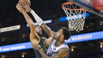 Una canasta de Klay rescata a los Warriors ante los Kings