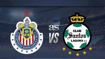 Santos derrotó a Chivas con doblete de Edwuin Cetre