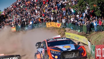 2023 FIA World Rally Championship Round 5,
Rally de Portugal 2023, 11-14 May 2023

Dani Sordo, Candido Carrera, Hyundai i20 N Rally1 Hybrid, Action during Day 3 of WRC Rally de Portugal 2023      

Photographer: Romain Thuillier
Worldwide copyright: Hyundai Motorsport GmbH