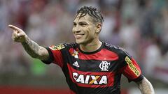 Paolo Guerrero es una de las dudas que tiene Z&eacute; Ricardo, DT de Flamengo, para enfrentar a Palestino en la Copa Sudamericana. 