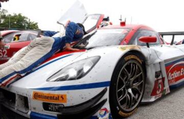 Christian Fittipaldi tras ganar la IMSA Tudor Series.