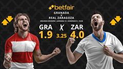 Granada CF vs. Real Zaragoza: horario, dónde ver, pronósticos y clasificación