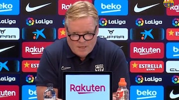 Tan realista como duro para el culé: el comunicado de Koeman que no augura un gran año