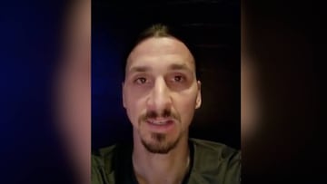 Ejemplar mensaje de Ibra para combatir al virus con una frase final que solo ¨¦l pod¨ªa soltar