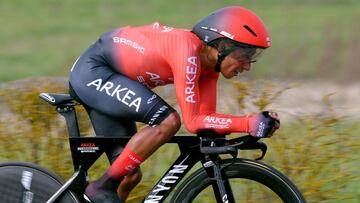 Nairo Quintana y Sergio Higuita hacen una buena crono en la etapa 4 de la París-Niza