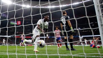 18/09/22 PARTIDO PRIMERA DIVISION DERBY DERBI
JORNADA 6 ESTADO CIVITAS METROPOLITANO
ATLETICO DE MADRID - REAL MADRID
PRIMER GOL RODRYGO 0-1 REMOTO VINICIUS