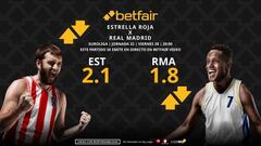 Estrella Roja vs. Real Madrid: horario, dónde ver, pronósticos, estadísticas y clasificación
