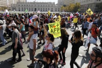 Así fue la marcha "No + AFP"