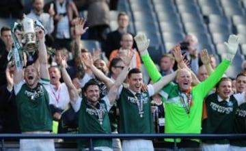 Hibs beat Rangers to win the Scottish Cup after 114 years