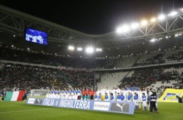 Italia-Inglaterra en imágenes