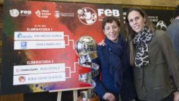 Elisa Aguilar y Amaya Valdemoro, madrinas de lujo en el sorteo de la Copa de la Reina de Torrej&oacute;n.