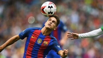 Denis Suárez, en el partido ante el Celtic.