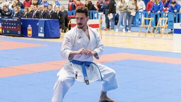 Dami&aacute;n Quintero, campe&oacute;n de Espa&ntilde;a de kata.