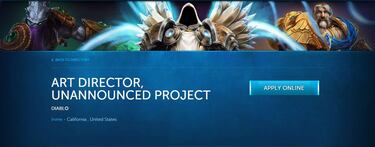 Blizzard recluta personal para un nuevo proyecto de Diablo