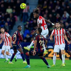 Levante 0 - 2 Athletic: resumen, goles y resultado de LaLiga EA Sports