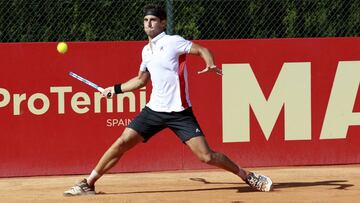 El tenista espa&ntilde;ol Carlos Taberner, durante un partido.
