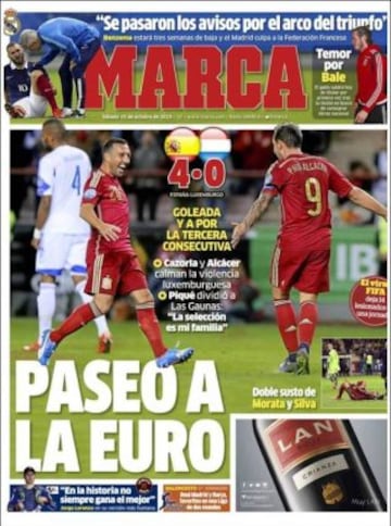 Portadas de la prensa deportiva