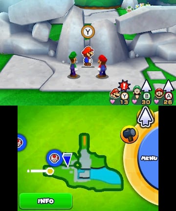 Captura de pantalla - Mario &amp; Luigi: Paper Jam Bros. (3DS)