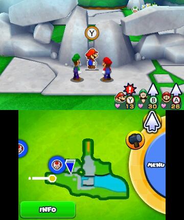 Captura de pantalla - Mario & Luigi: Paper Jam Bros. (3DS)