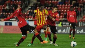 El Barça B amarga el debut de Lluìs Carreras en el Mallorca.