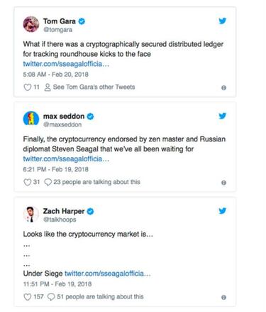 Bitcoiin, la criptomoneda que vende Steven Seagal